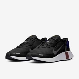Nike Reposto Black/iron Gray-Blue Void Reflective Trainers